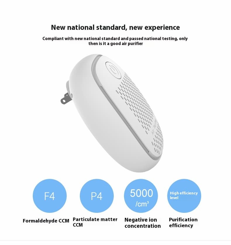 Small Household Air Purifier for Allergy and Dust Removal