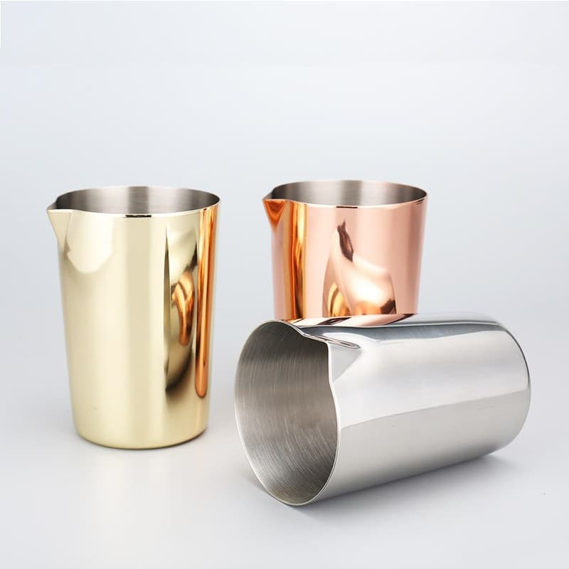 304 Stainless Steel Metal Mixing Cup Cocktail Glass