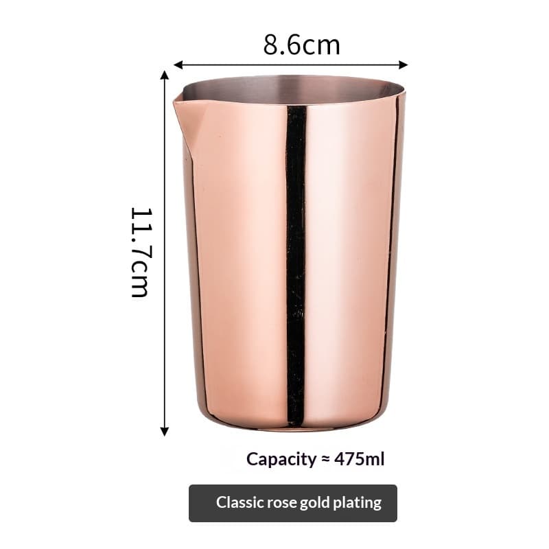 304 Stainless Steel Metal Mixing Cup Cocktail Glass