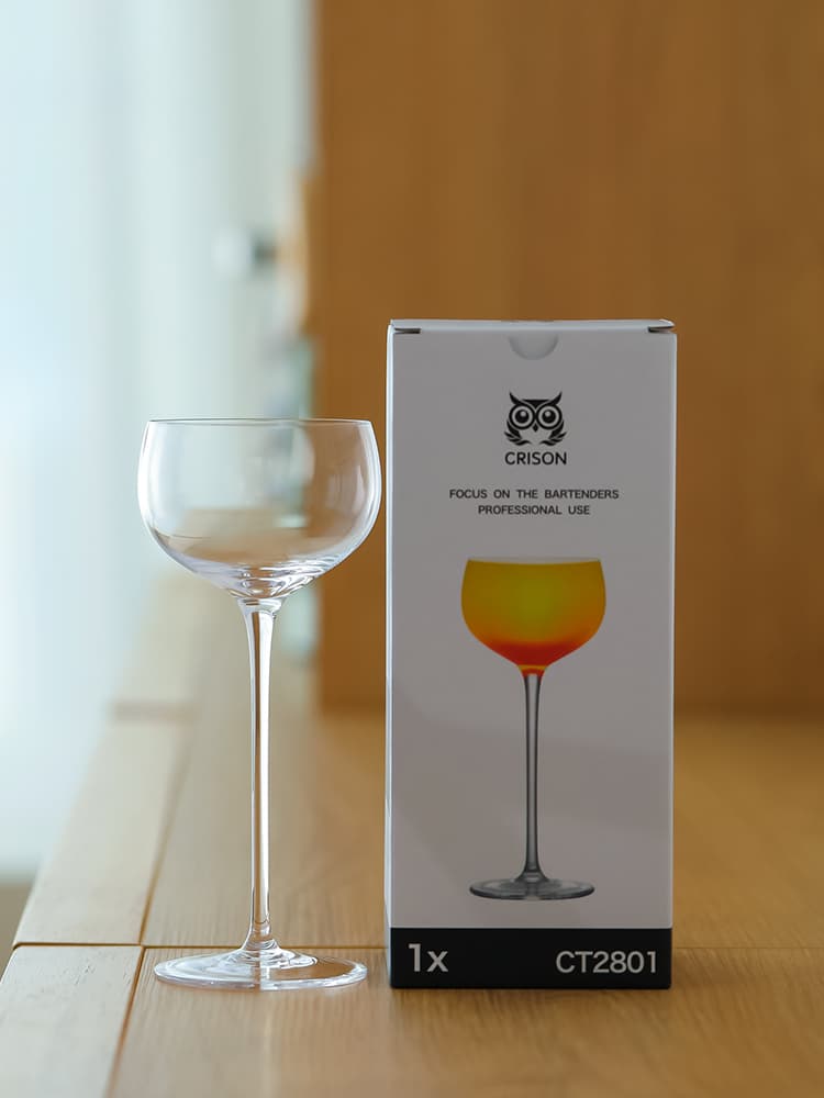 Goblet Cocktail Mixing Glass - 175ml Crystal