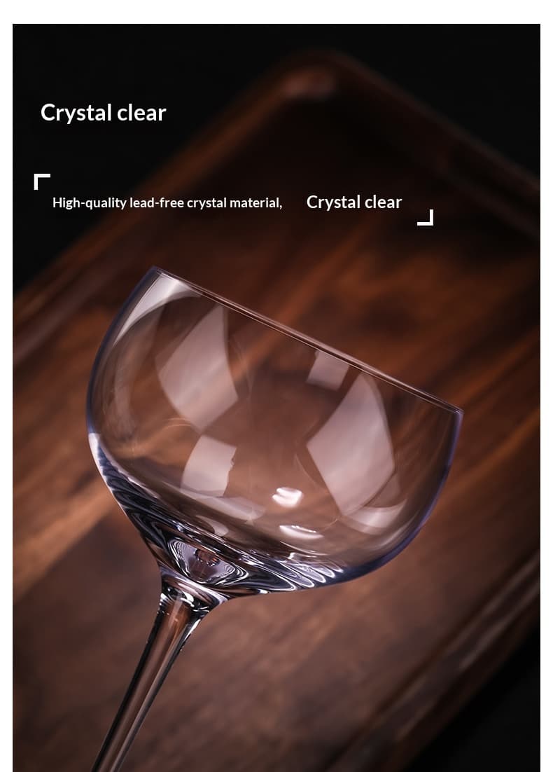 Goblet Cocktail Mixing Glass - 175ml Crystal