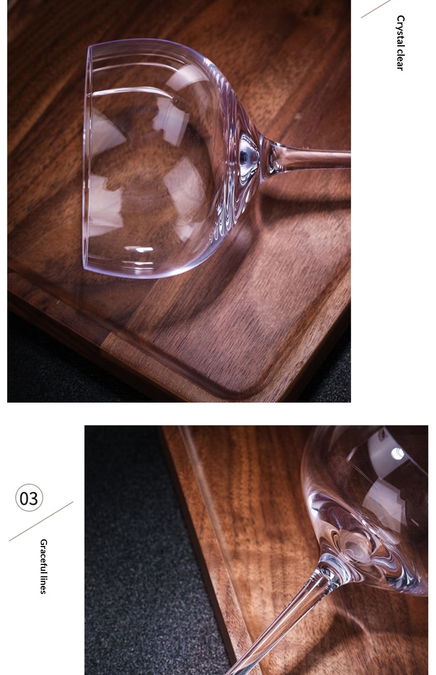 Goblet Cocktail Mixing Glass - 175ml Crystal
