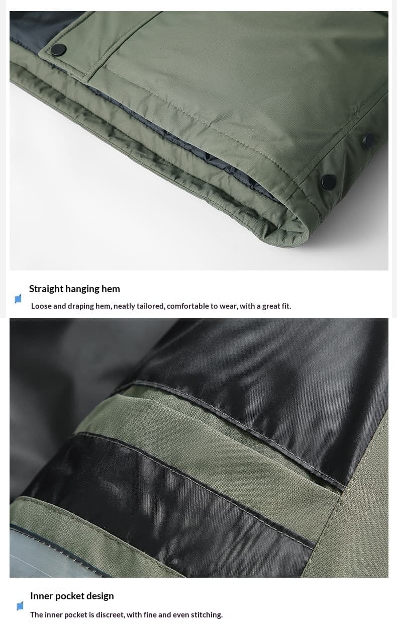 Men's Down Jacket Thickened Mid-length White Duck Down Coat