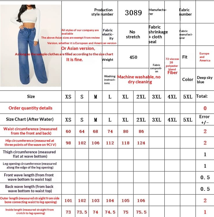 Fashionable Straight-Leg Denim Jeans For Women