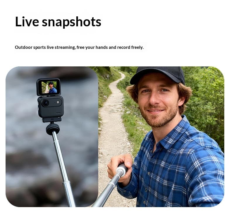 4K HD Action Camera With Chest Mount For Stable Footage While Cycling