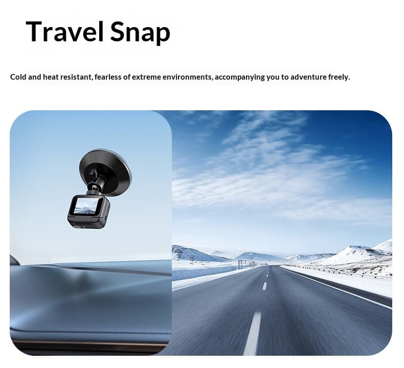4K HD Action Camera With Chest Mount For Stable Footage While Cycling
