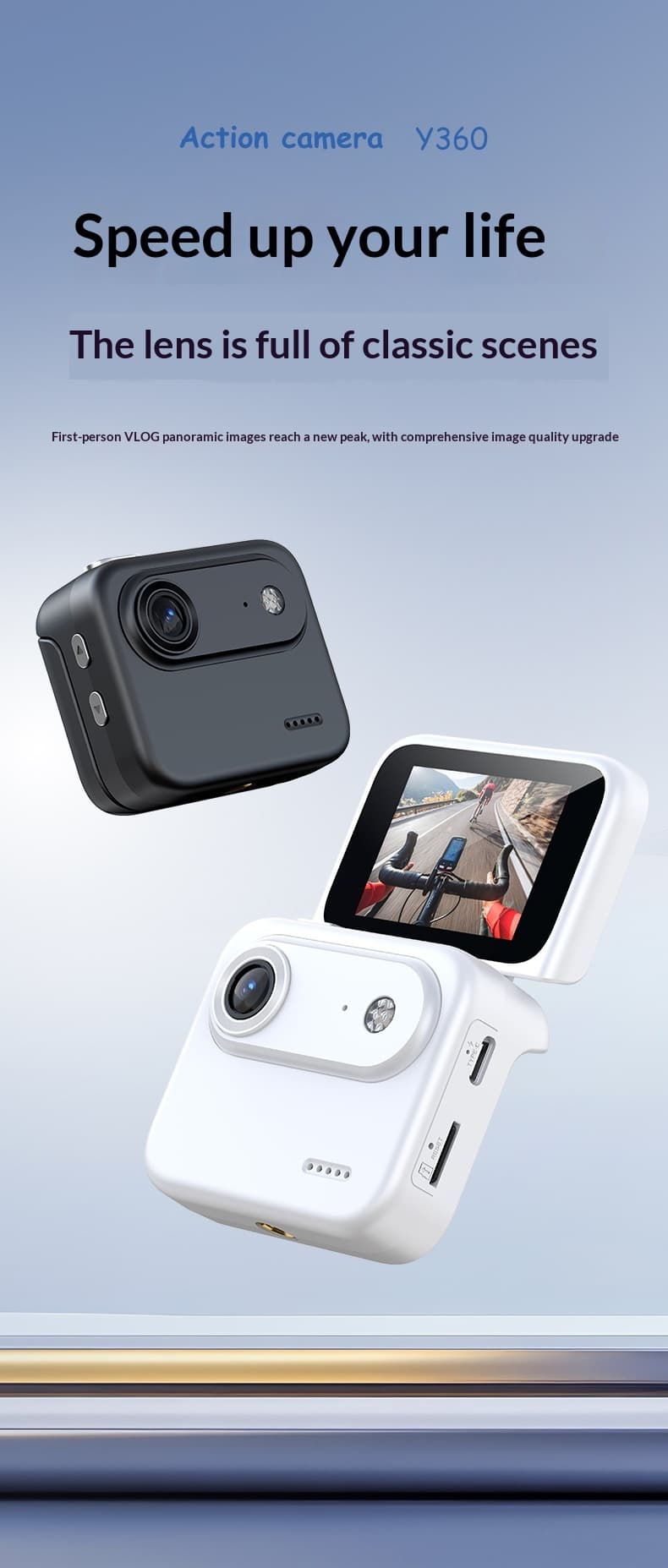 4K HD Action Camera With Chest Mount For Stable Footage While Cycling