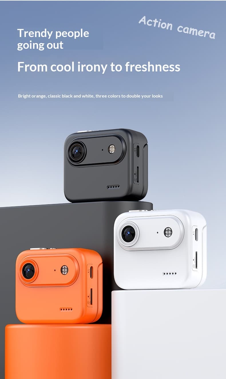 4K HD Action Camera With Chest Mount For Stable Footage While Cycling