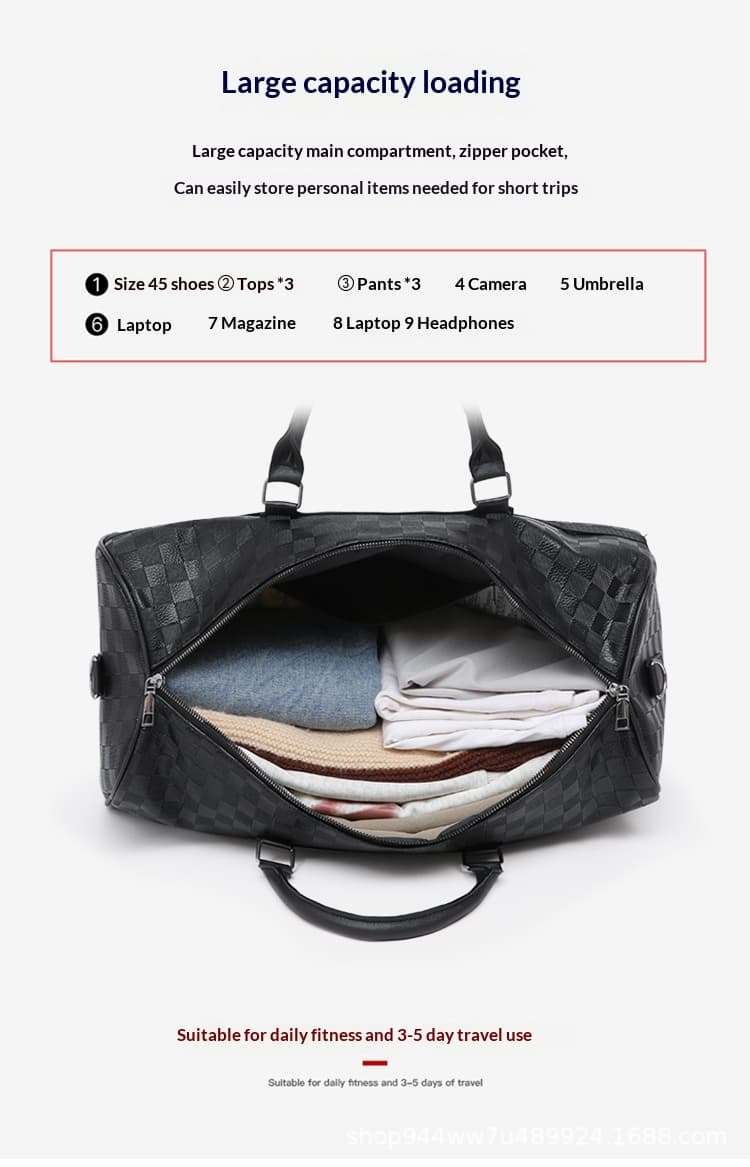 Waterproof Crossbody Travel Bag for Business & Casual Use