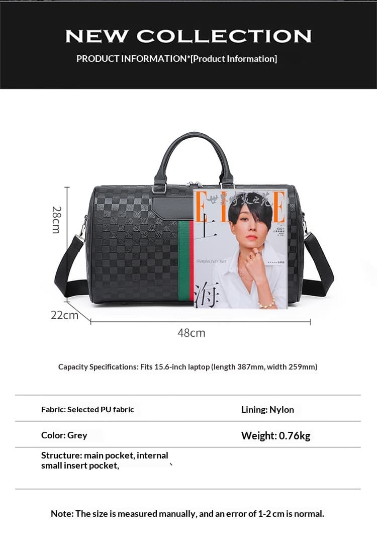 Waterproof Crossbody Travel Bag for Business & Casual Use