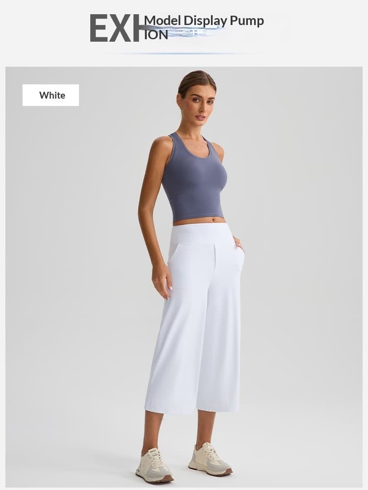 New Comfortable Loose-fit Yoga Capri Pants For Women