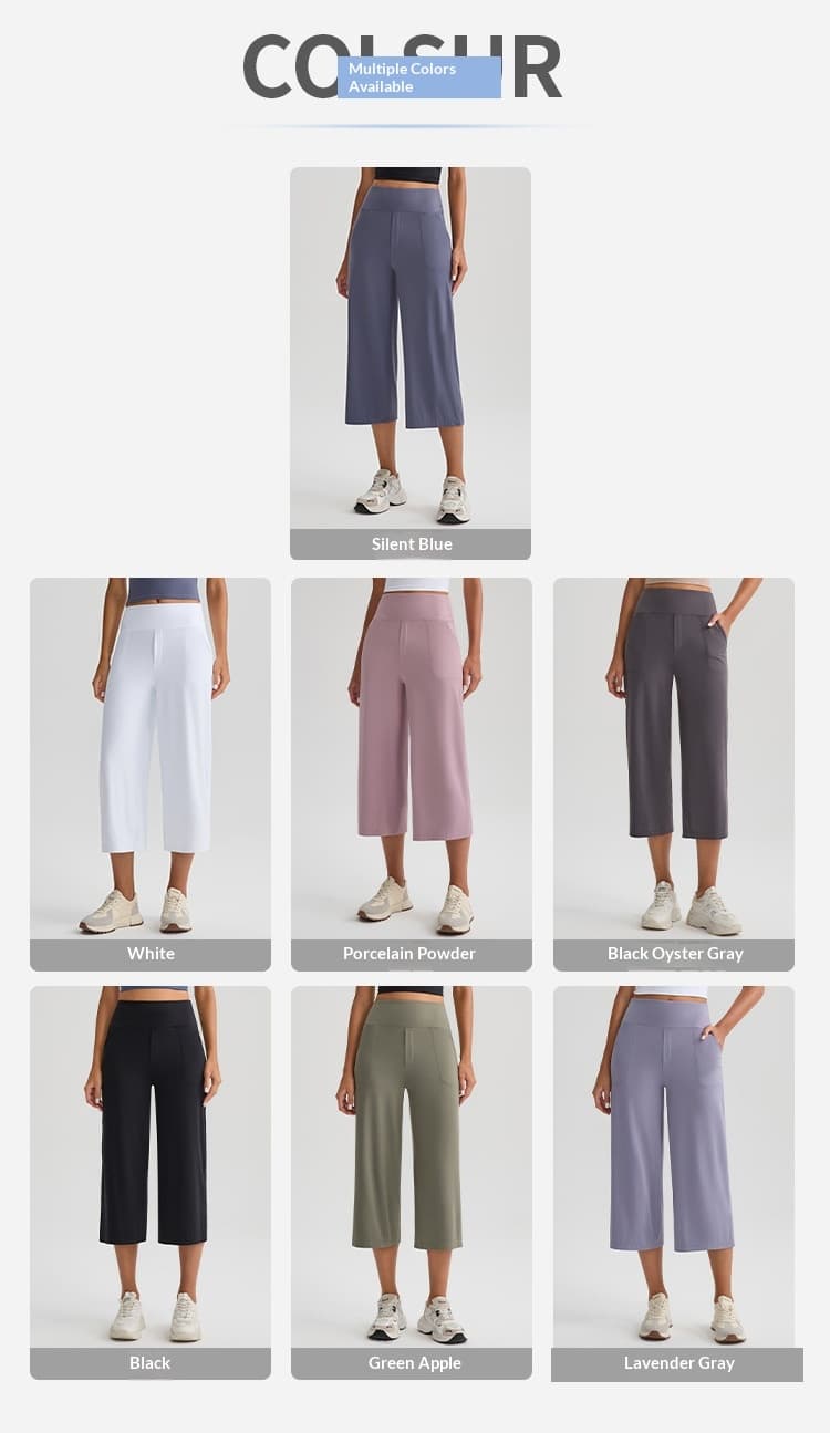New Comfortable Loose-fit Yoga Capri Pants For Women