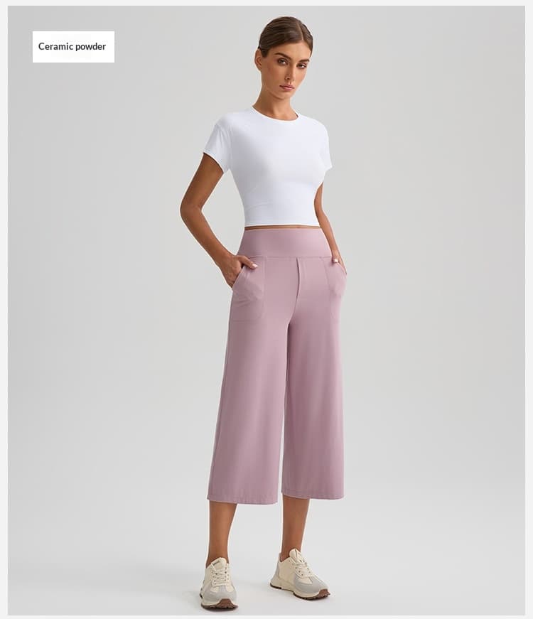 New Comfortable Loose-fit Yoga Capri Pants For Women
