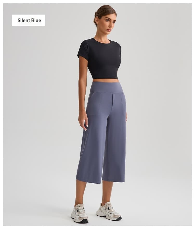 New Comfortable Loose-fit Yoga Capri Pants For Women