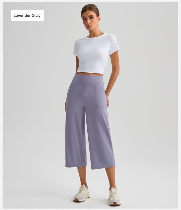 New Comfortable Loose-fit Yoga Capri Pants For Women