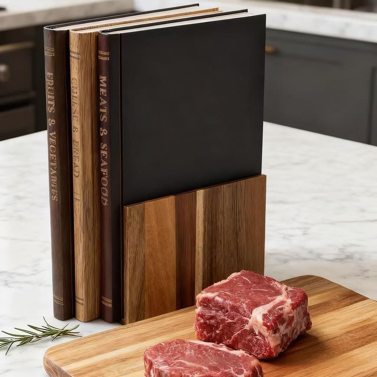 Solid Wood Cutting Board and Serving Tray for Kitchen Use