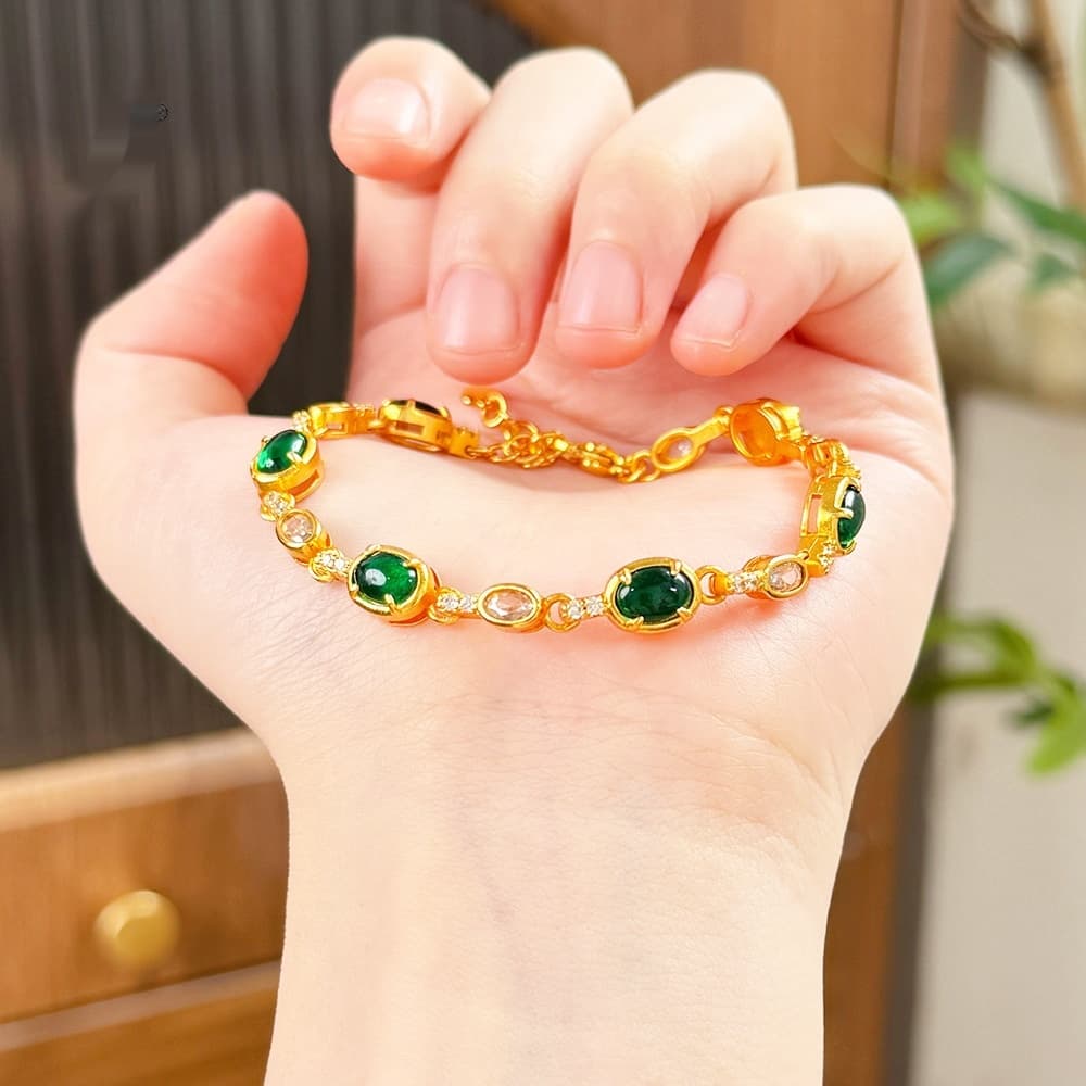 Medieval Turquoise-hued Nostalgic Egg-shaped Jewelry