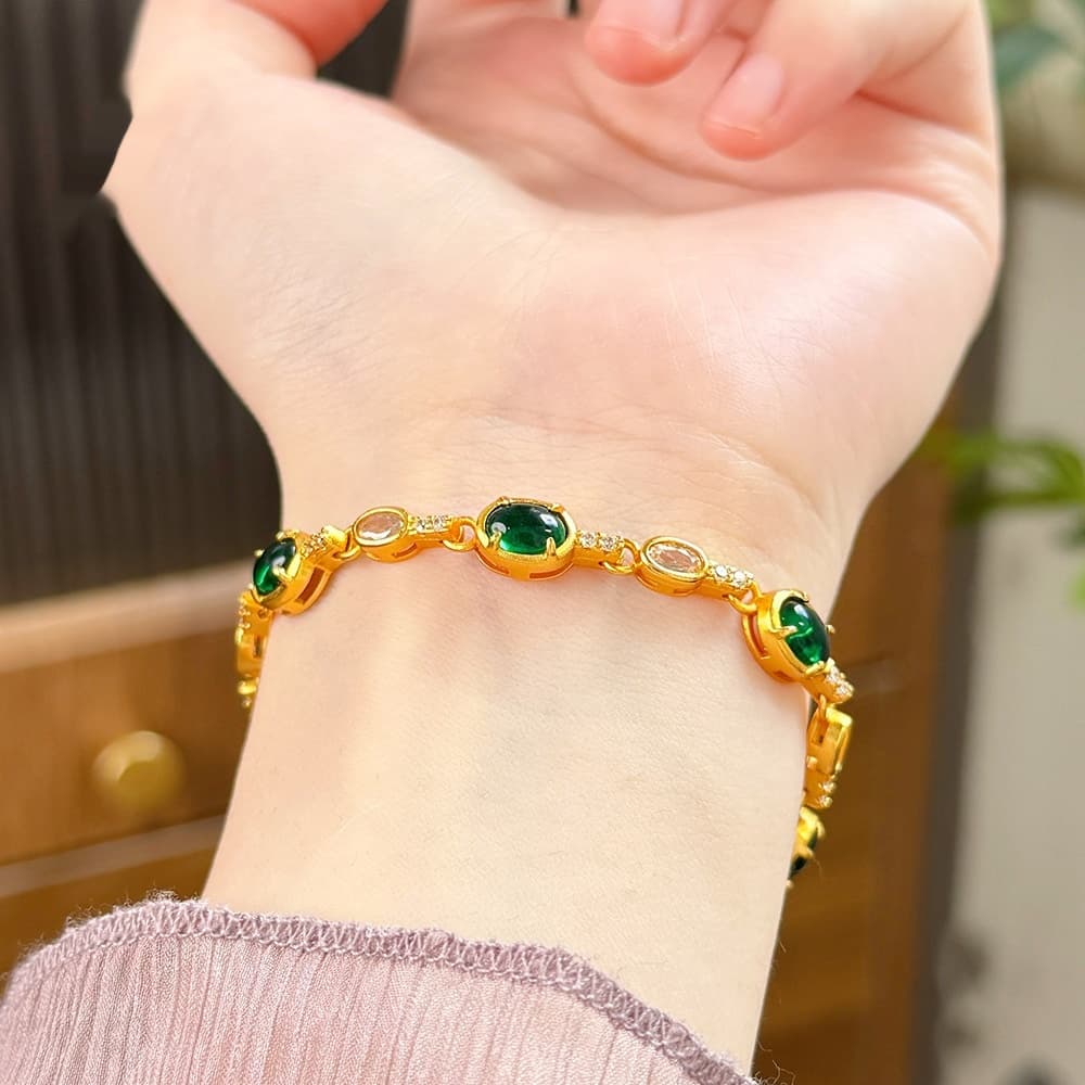 Medieval Turquoise-hued Nostalgic Egg-shaped Jewelry