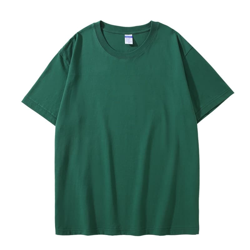 230-gram Short-sleeve T-shirt For Men — Jungle Green-M