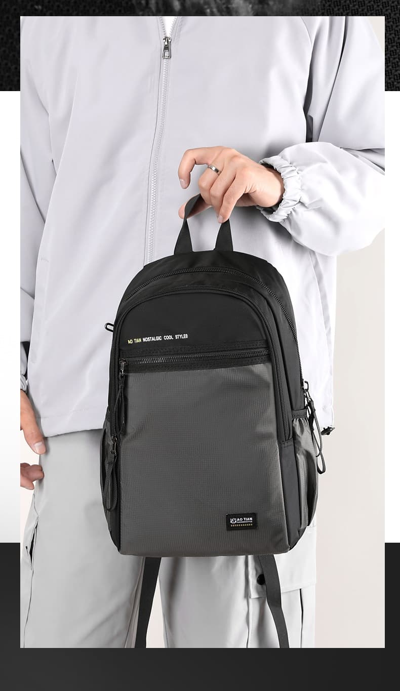 Lightweight Business Backpack Water-resistant Large-capacity Daypack