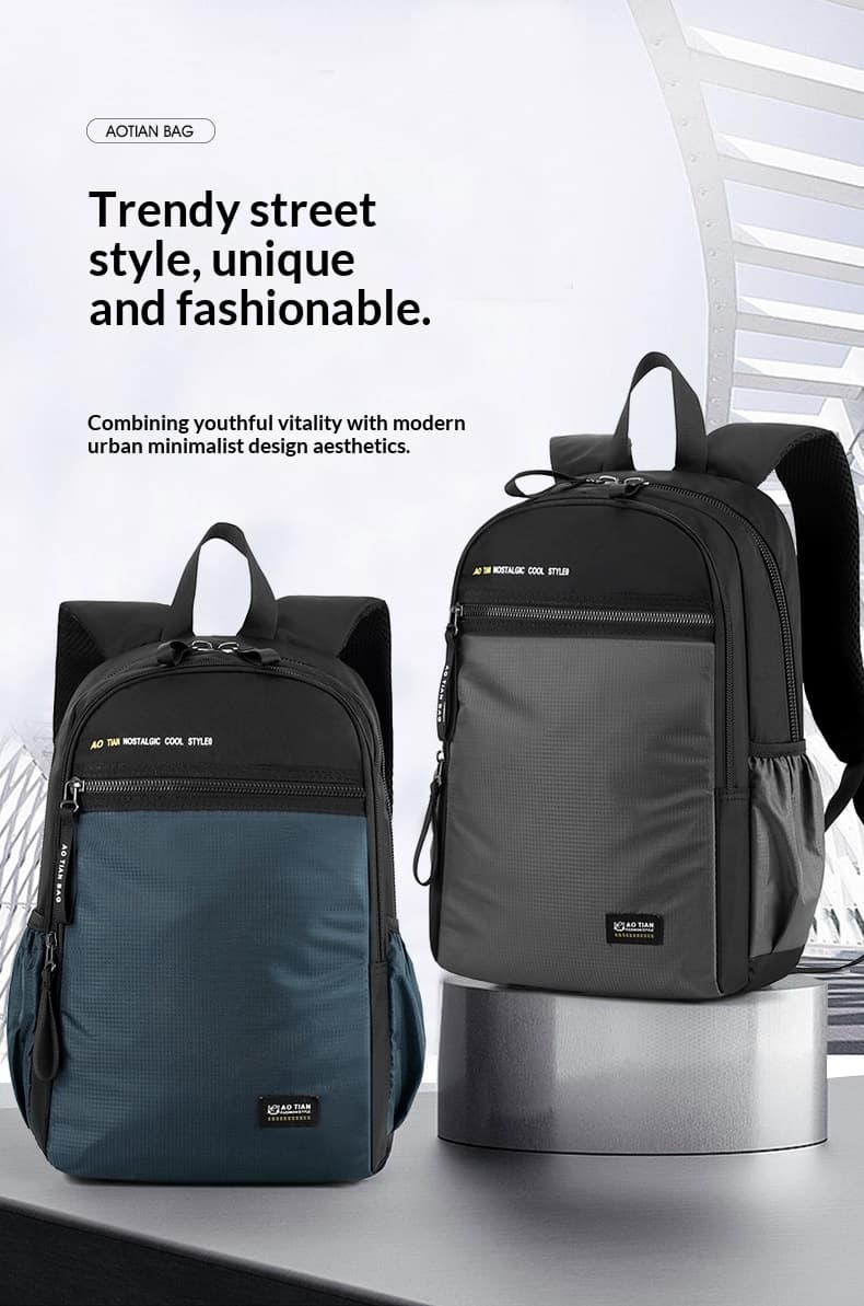 Lightweight Business Backpack Water-resistant Large-capacity Daypack