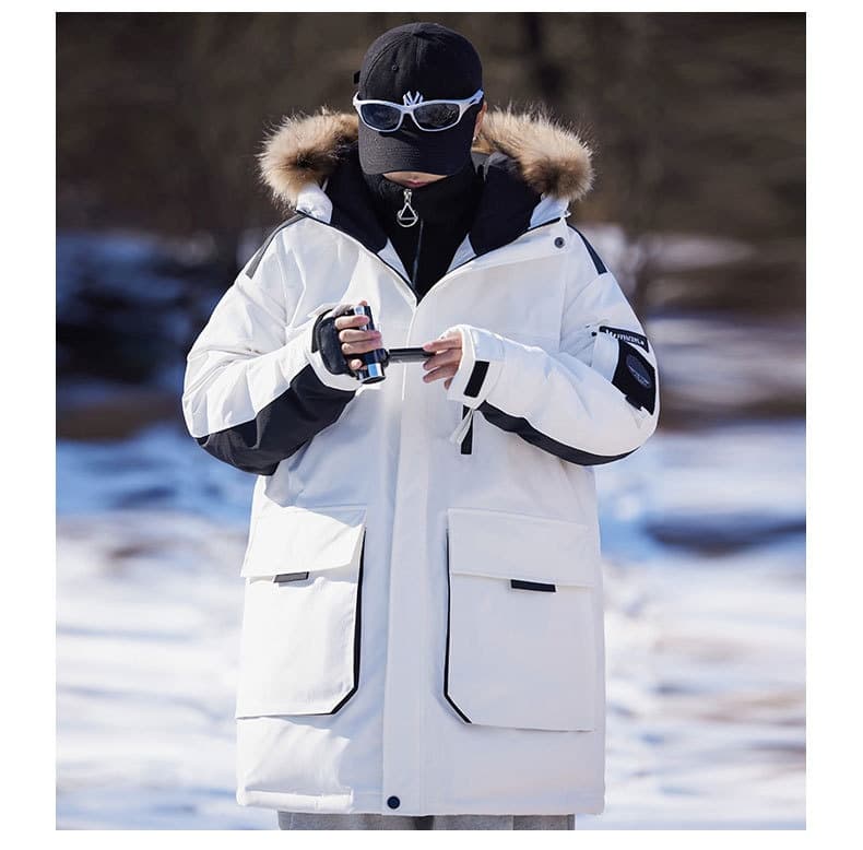 Mens Autumnwinter Padded Down Jacket Cold Proof