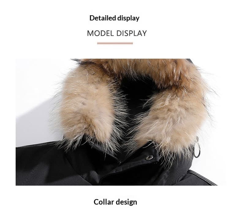 Mens Autumnwinter Padded Down Jacket Cold Proof