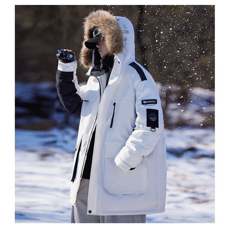 Mens Autumnwinter Padded Down Jacket Cold Proof