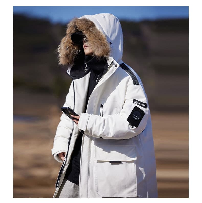 Mens Autumnwinter Padded Down Jacket Cold Proof