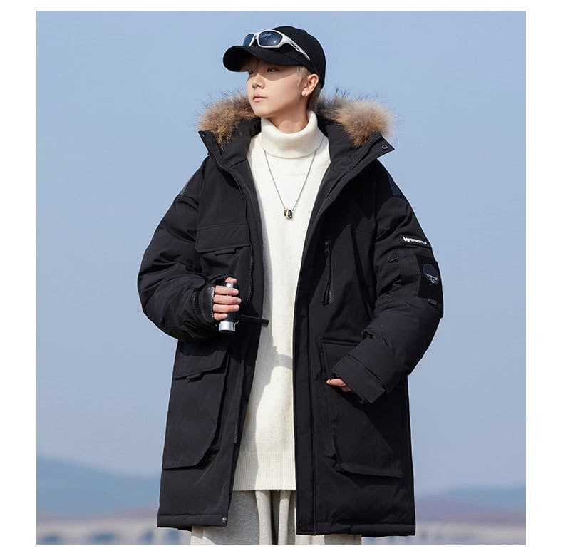 Mens Autumnwinter Padded Down Jacket Cold Proof
