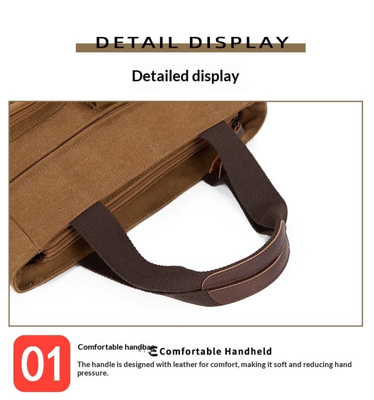 Mens Large-capacity Casual Single-shoulder Crossbody Bag