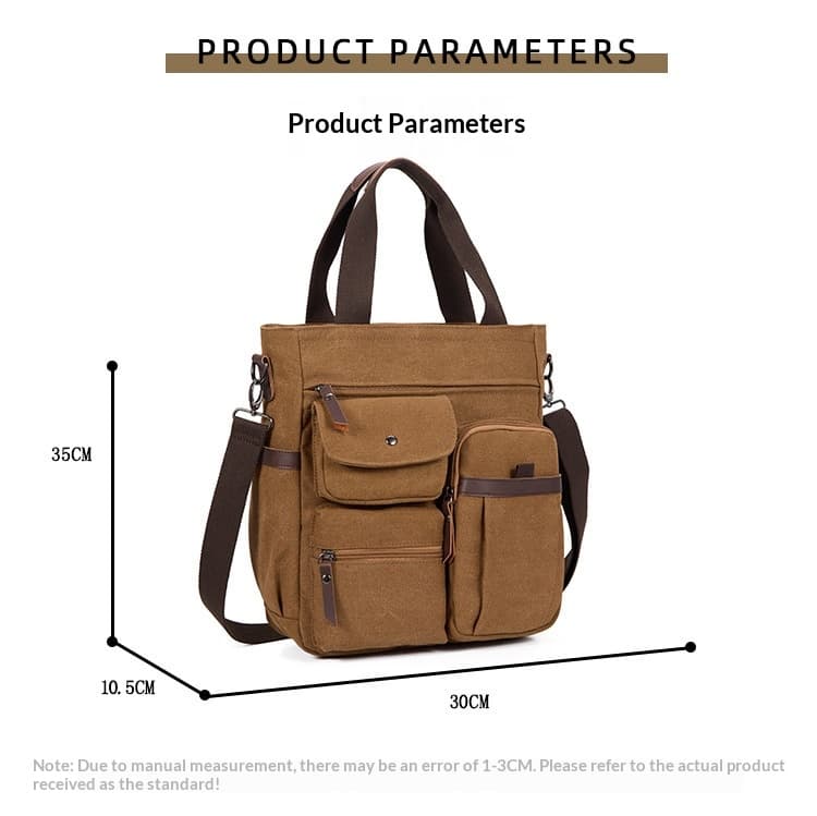 Mens Large-capacity Casual Single-shoulder Crossbody Bag