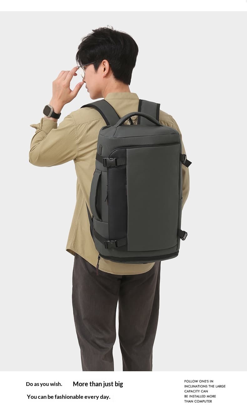 Large-Capacity USB Charging Multifunctional Backpack