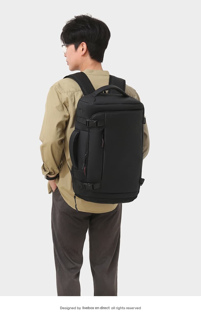 Large-Capacity USB Charging Multifunctional Backpack