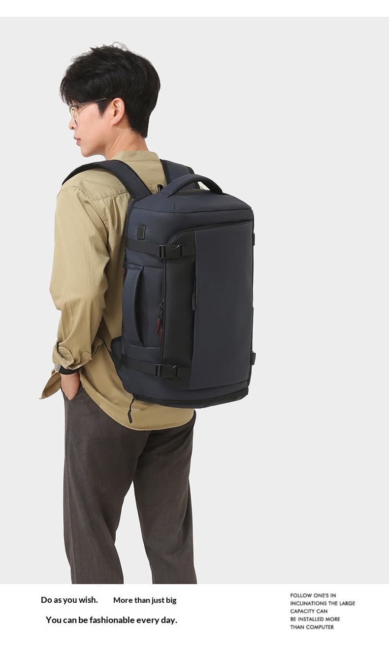 Large-Capacity USB Charging Multifunctional Backpack
