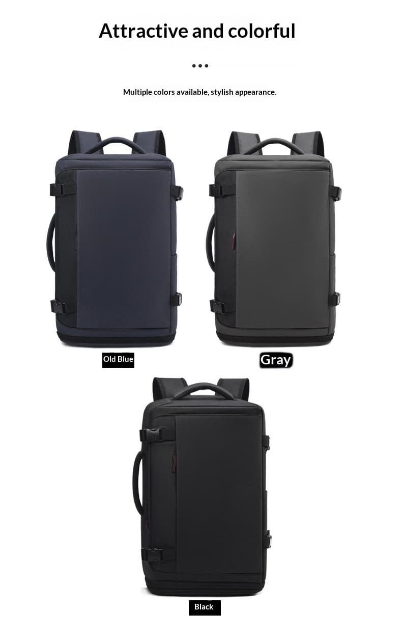 Large-Capacity USB Charging Multifunctional Backpack