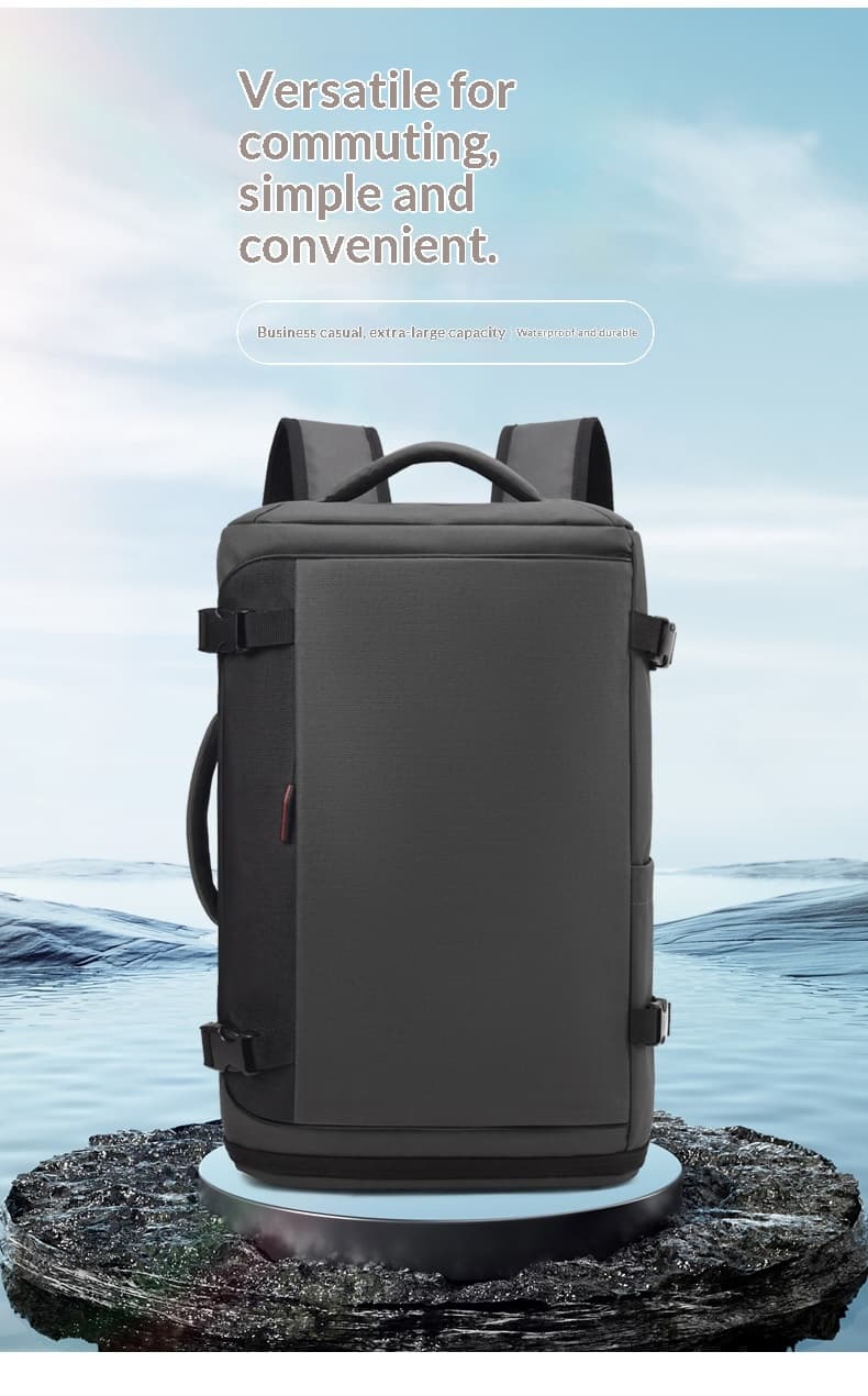 Large-Capacity USB Charging Multifunctional Backpack