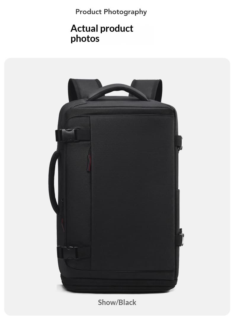 Large-Capacity USB Charging Multifunctional Backpack