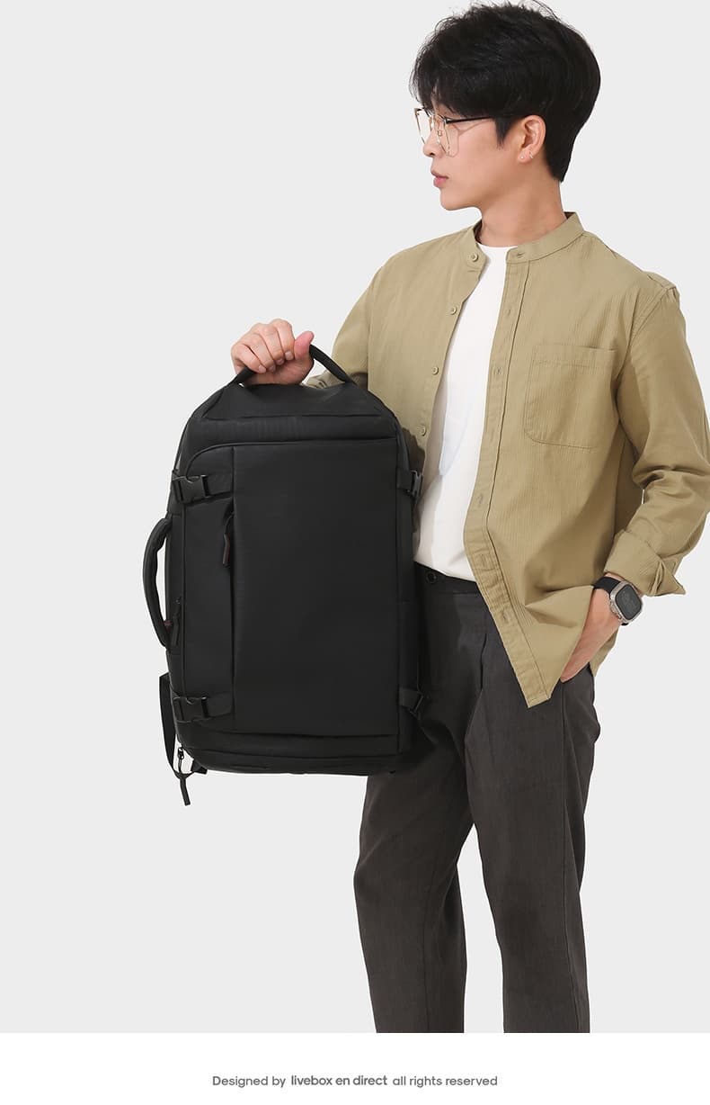 Large-Capacity USB Charging Multifunctional Backpack