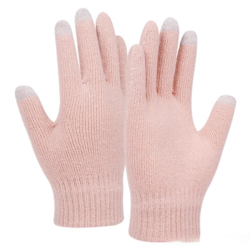 Three-Piece Set New FallWinter Womens Warm Knitted Hat