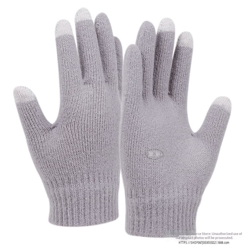 Three-Piece Set New FallWinter Womens Warm Knitted Hat
