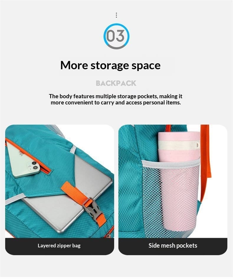 Outdoor Foldable Large-capacity Ultralight Backpack