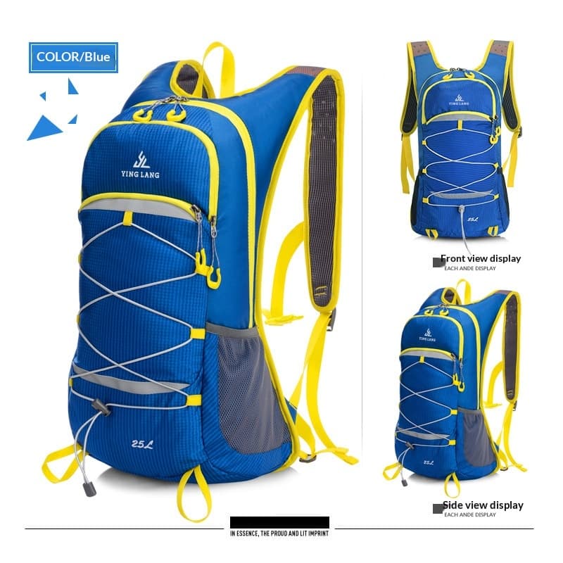 Lightweight Outdoor Trail Running And Cycling Backpack — Blue-20 to 35L