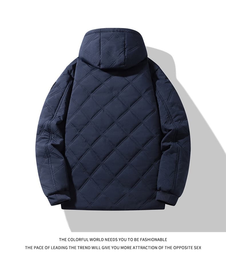 Casual Relaxed-fit Coat For Commuting Trendy Versatile Padded Cotton Jacket