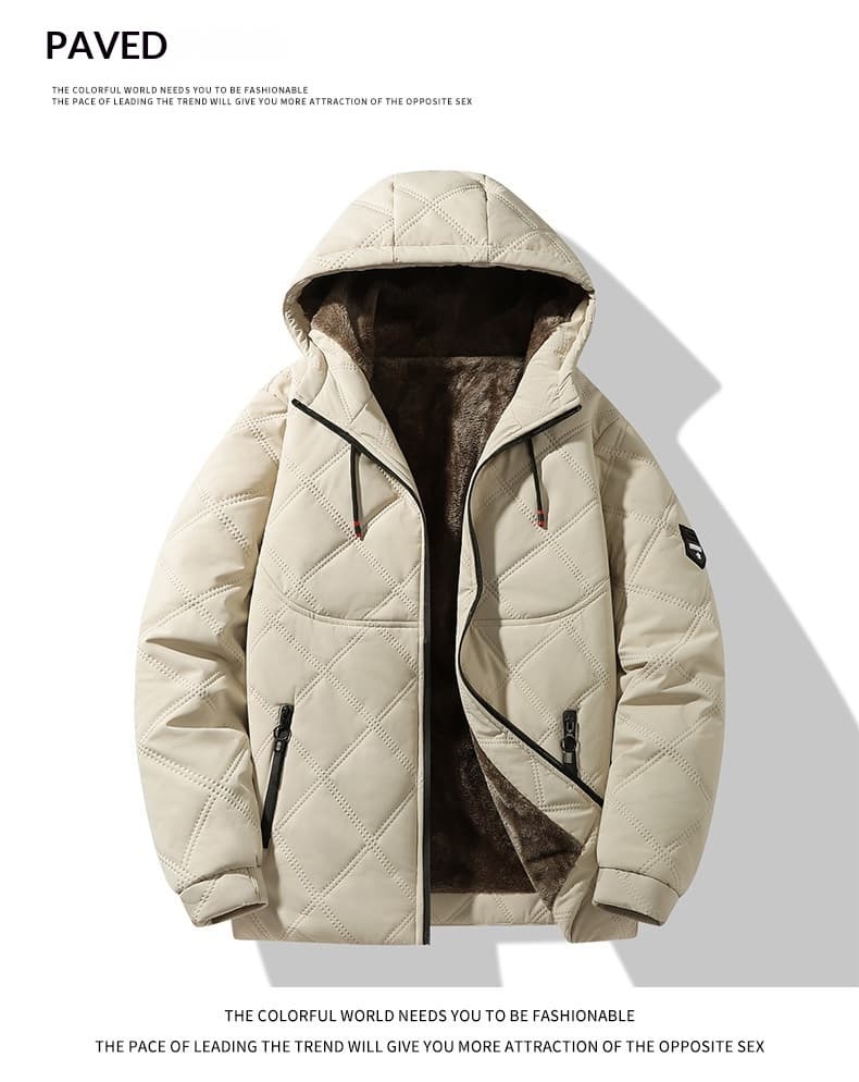 Casual Relaxed-fit Coat For Commuting Trendy Versatile Padded Cotton Jacket