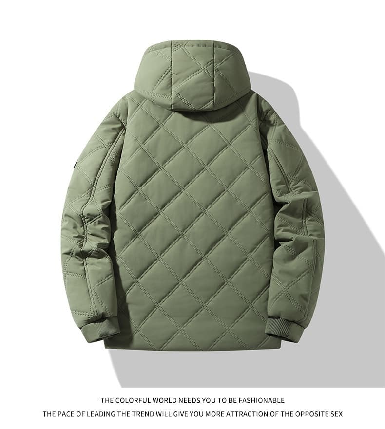 Casual Relaxed-fit Coat For Commuting Trendy Versatile Padded Cotton Jacket