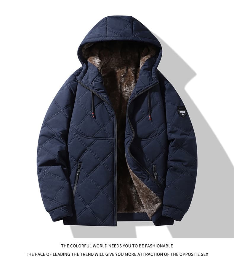 Casual Relaxed-fit Coat For Commuting Trendy Versatile Padded Cotton Jacket