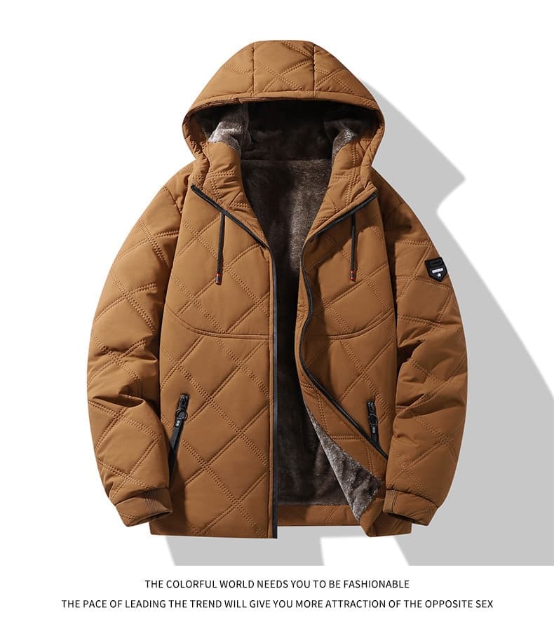 Casual Relaxed-fit Coat For Commuting Trendy Versatile Padded Cotton Jacket