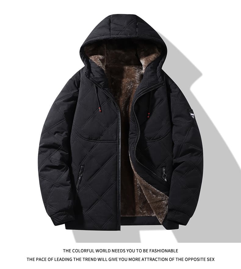 Casual Relaxed-fit Coat For Commuting Trendy Versatile Padded Cotton Jacket