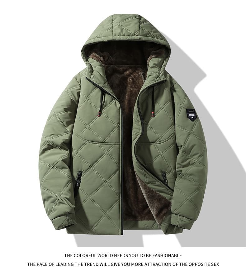 Casual Relaxed-fit Coat For Commuting Trendy Versatile Padded Cotton Jacket